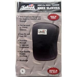 Schiek Sports Rx Cross Training Knee Sleeves Black (L) 2 unit