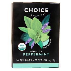 Choice Organics Herbal Tea Peppermint 16 pckts