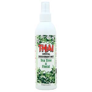 Deodorant Stones of America Thai Crystal Deodorant Mist Tea Tree & Floral 8 fl.oz