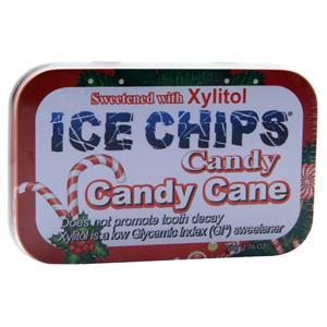Ice Chips Candy Ice Chips Xylitol Candy Candy Cane 1.76 oz