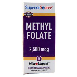 Superior Source Methyl Folate (2500mcg) 30 tabs