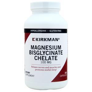 Kirkman Magnesium Bisglycinate Chelate (100mg) 250 caps