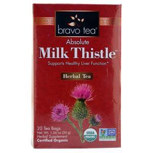 Bravo Tea Absolute Milk Thistle Herbal Tea 20 pckts