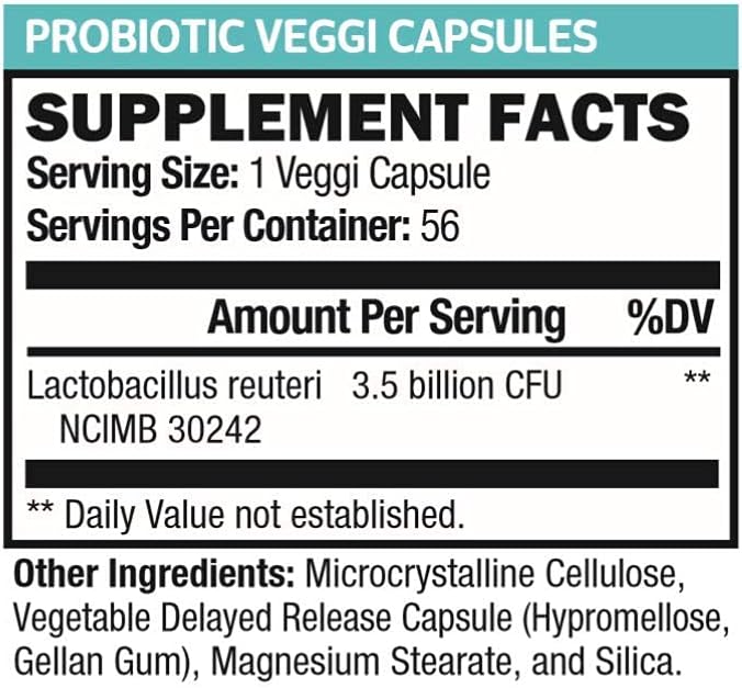 Microbiome Plus+ Probiotic Lactobacillus Reuteri NCIMB 30242