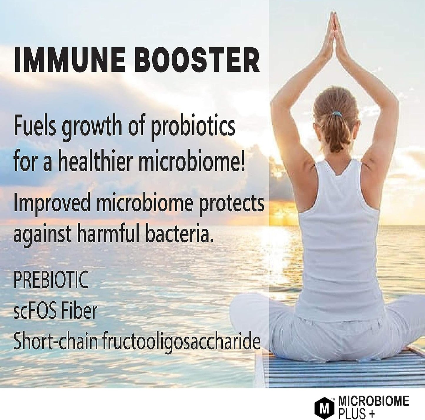 Microbiome Plus+ Prebiotic scFOS Fiber Probiotic Booster