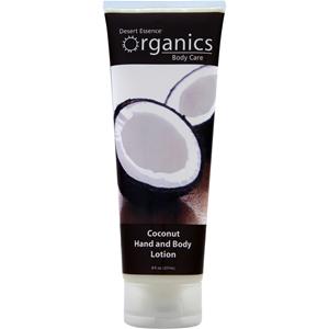 Desert Essence Organics Body Care Hand and Body Lotion Coconut 8 fl.oz