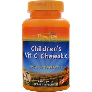 Thompson Children's Vit C Chewable  100 chews