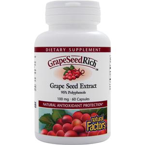 Natural Factors GrapeSeedRich - Grape Seed Extract (100mg) 60 caps