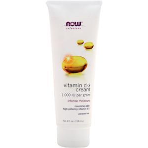 Now Vitamin D-3 Cream (1000IU) 4 fl.oz