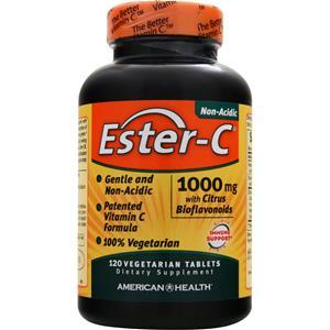 American Health Ester-C with Citrus Bioflavonoids Vegetarian (1000mg) 120 tabs