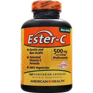 American Health Ester-C with Citrus Bioflavonoids Vegetarian (500mg) 240 vcaps