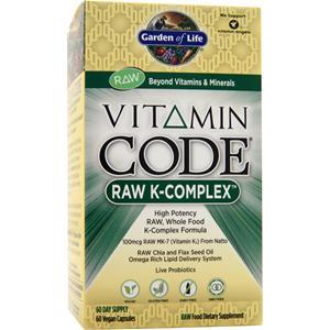 Garden Of Life Vitamin Code - Raw K-Complex 60 vcaps