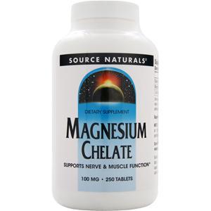 Source Naturals Magnesium Chelate  250 tabs