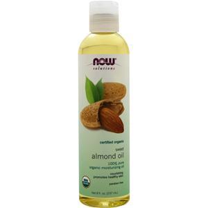 Now Sweet Almond Oil (Certified Organic)  8 fl.oz