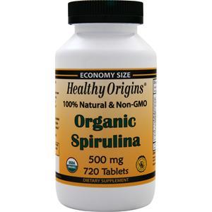 Healthy Origins Organic Spirulina  720 tabs