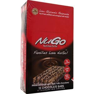 Nugo Nutrition NuGo Bar Chocolate 15 bars