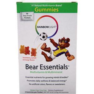 Rainbow Light Gummy Bear Essentials  30 pckts