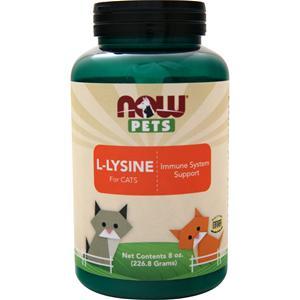 Now Pets L-Lysine Powder for Cats  226.8 grams