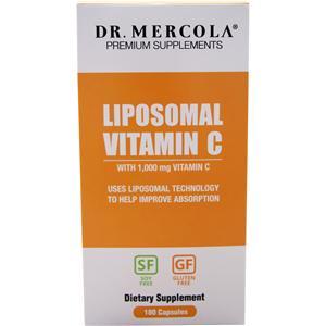 Dr. Mercola Liposomal Vitamin C (1000mg) 180 caps