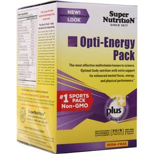 Super Nutrition Opti-Energy Pack (Iron Free)  30 pckts