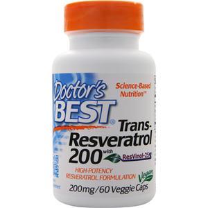 Doctor's Best Trans-Resveratrol 200  60 vcaps