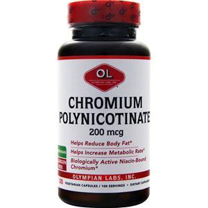 Olympian Labs Chromium Polynicotinate (200 mcg) 100 vcaps