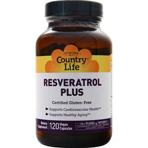 Country Life Resveratrol Plus 120 vcaps