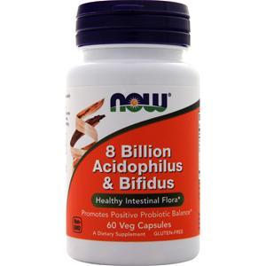 Now 8 Billion Acidophilus and Bifidus 60 caps