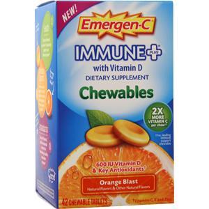 Alacer Emergen-C Immune + with Vitamin D Orange Blast 42 tabs