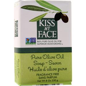 Kiss My Face Olive Oil Bar Soap Pure Olive Oil 8 oz