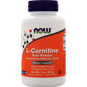 Now L-Carnitine 100% Pure Powder  3 oz