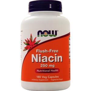 Now Flush-Free Niacin (250mg) 180 vcaps