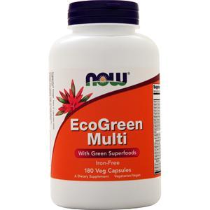 Now EcoGreen Multi - Iron Free  180 vcaps