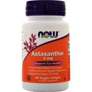 Now Astaxanthin (4mg) 60 sgels