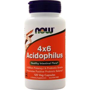 Now 4 x 6 Acidophilus  120 caps