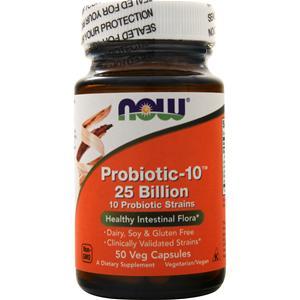 Now Probiotic-10 (25 Billion) 50 vcaps