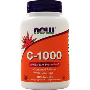 Now C-1000 Sustained Released with Rose Hips  100 tabs