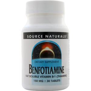 Source Naturals Benfotiamine (150mg)  30 tabs
