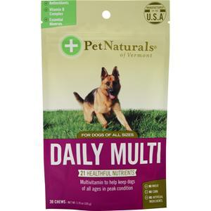 Pet Naturals Of Vermont Daily Multi for Dogs of All Sizes  30 chews