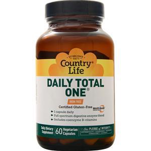 Country Life Daily Total One - Iron Free 60 vcaps