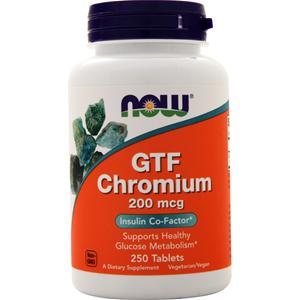 Now GTF Chromium (200mcg) 250 tabs