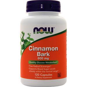 Now Cinnamon Bark (600mg) 120 caps