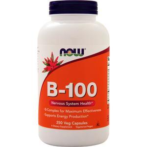 Now B-100 (High Potency B-Complex) 250 vcaps