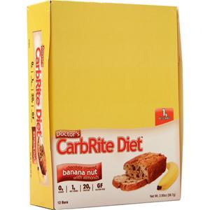 Universal Nutrition Doctor's Diet CarbRite Bar Chocolate Banana Nut 12 bars