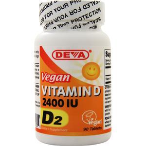 Deva Nutrition Vegan Vitamin D (2400IU) 90 tabs