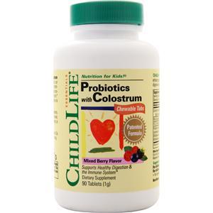 Childlife Probiotics With Colostrum - Chewable Mixed Berry 90 tabs