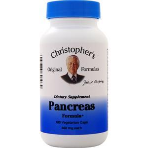 Christopher's Original Formulas Pancreas Formula  100 vcaps
