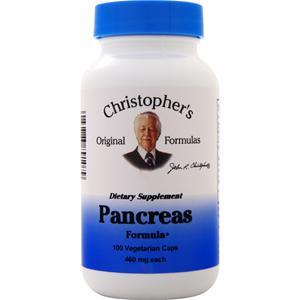 Christopher's Original Formulas Pancreas Formula 100 vcaps