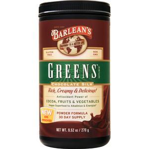 Barlean's Barlean's Greens - Nature's Perfect Superfood Chocolate Silk 9.52 oz