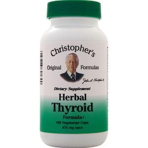 Christopher's Original Formulas Herbal Thyroid Formula  100 vcaps